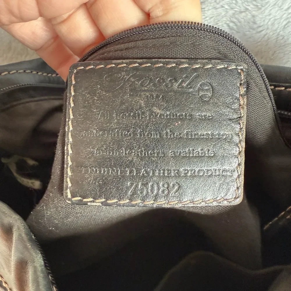 Fossil Vintage Leather Shoulder Bag